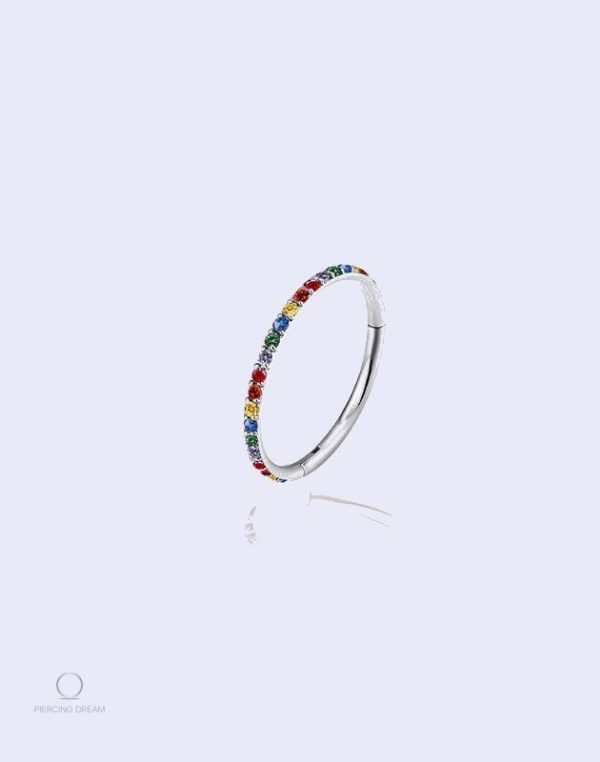 piercing-nez-titane-1 Piercing de nez Aira en titane multicolore