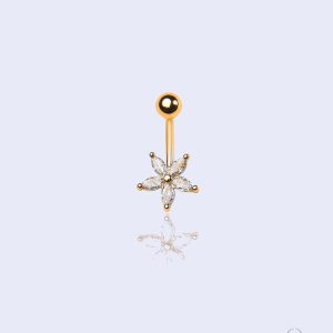 Piercing d'oreille Amapola en forme de fleur