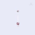 Gravida Rose - piercing nombril grossesse en bioflex