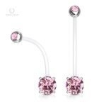 Piercing nombril grossesse bioflex, design élégant et confortable