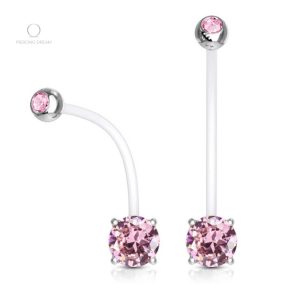 Piercing nombril grossesse bioflex, design élégant et confortable