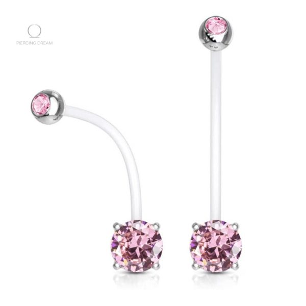 Piercing nombril grossesse bioflex, design élégant et confortable