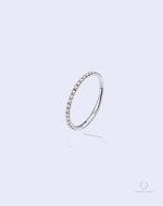 Piercing nombril inversé Aira Cristal en anneau