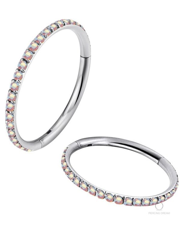 Piercing nombril Aira, design en cristal élégant et moderne