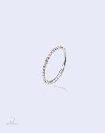 Piercing nostril Aira Cristal en forme d'anneau