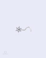 Piercing floral en acier chirurgical pour narine Aspiera