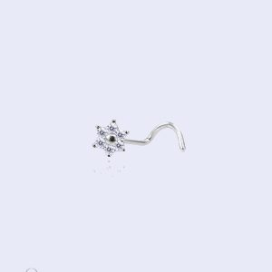 Piercing floral en acier chirurgical pour narine Aspiera
