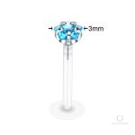 Accessoire oreille Livia Ciel avec design étoile bleue