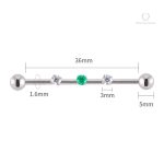 Bijoux oreille Luminia, strass scintillants