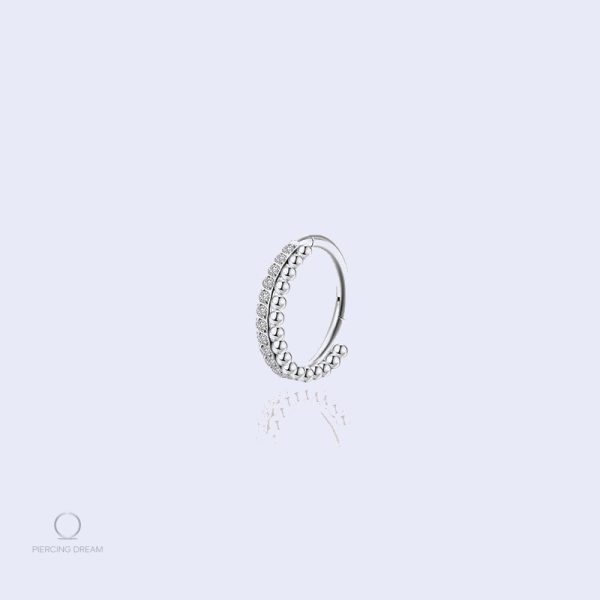 piercing-perle-nombril-1 Piercing nombril en titane avec perles Cosmica