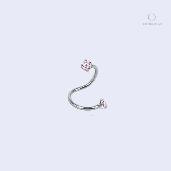 piercing-rook-et-helix-ondule-rose-1 Piercing Rook Torsada Rhodon ondulé rose
