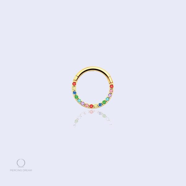 Anneau téton en titane, accessoire de piercing raffiné et durable