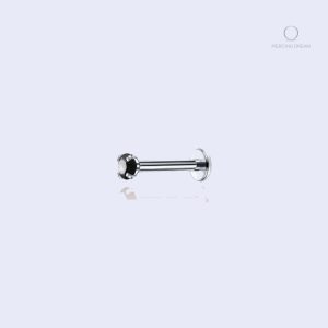 Piercing tragus Orla Onyx en acier inoxydable