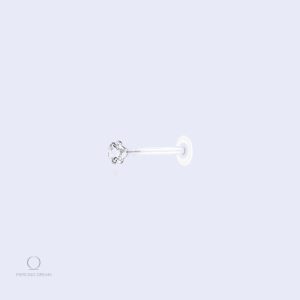 Piercing tragus invisible Lyra Cristal