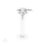 Design invisible pour piercing tragus Lyra