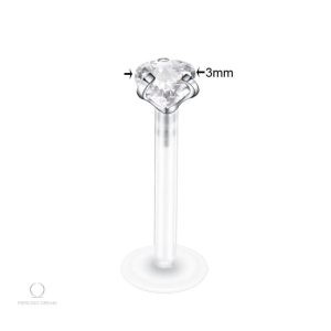 Design invisible pour piercing tragus Lyra