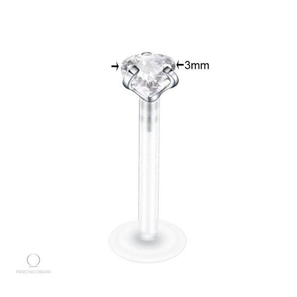 Design invisible pour piercing tragus Lyra