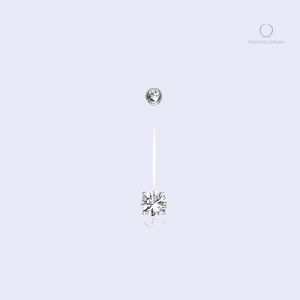 Piercing ventre grossesse en zirconium Gravida Zircon