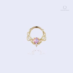 Septum piercing Édena pour daith, design élégant et moderne
