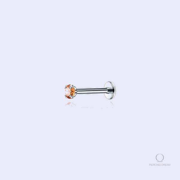stud-tragus-piercing-1 Stud plat tragus piercing Orla Cornaline en pierre naturelle
